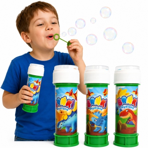 Bańki mydlane dinozaury 60 ml 1 szt