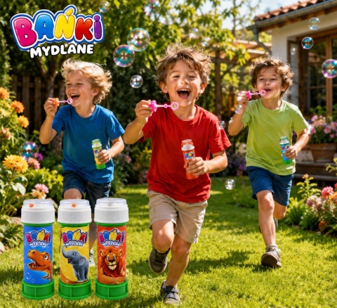Bańki mydlane zwierzęta 60 ml 1 szt
