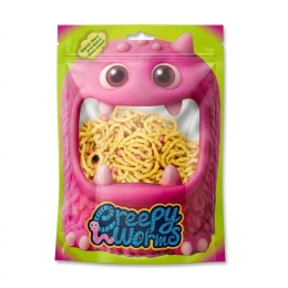 CREEPY WORMS YELLOW MAGICZNE ROBACZKI DO SZTUCZEK I GIER KREATYWNYCH 3+
