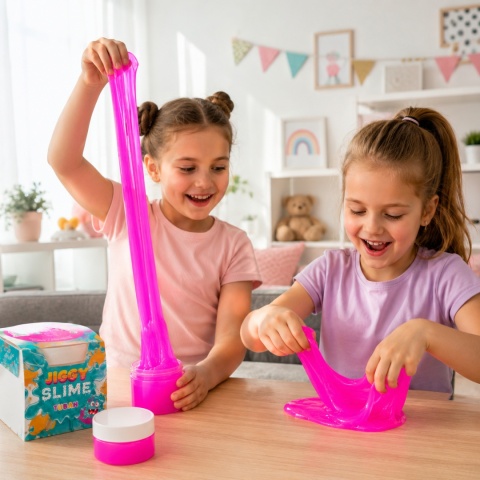 Jiggly Slime Tuban różowy perłowy 100 g