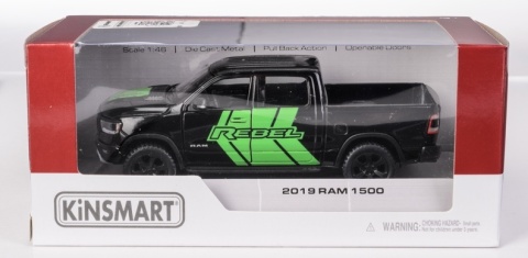 "KT 5"" 2019 Ram 1500 w/ printing/black" 1:36