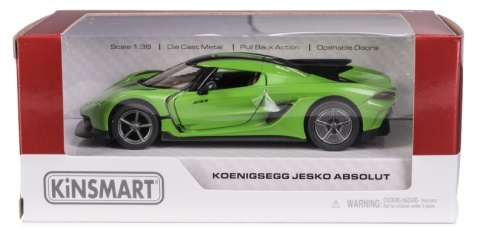 KT 5" Koenigsegg Jesko Absolut (Livery Edition)/green 1:36