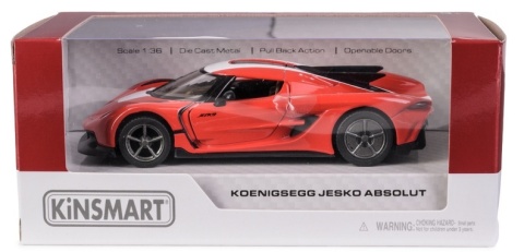 KT 5" Koenigsegg Jesko Absolut (Livery Edition)/red 1:36
