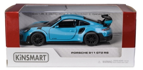 KT 5" Porsche 911 GT2 RS/Blue 1:36