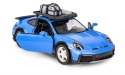 KT 5" Porsche 911 Rallye with Roof Rack/blue1:36