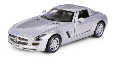 KT 5" Mercedes-Benz SLS AMG/silver 1:36