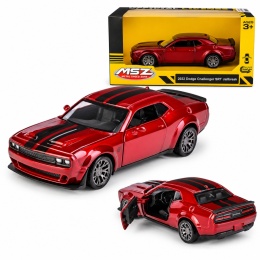 Model metalowy 2022 Dodge Challenger SRT Jailbreak MSZ czerwony pull-back