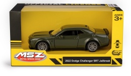 Model metalowy 2022 Dodge Challenger SRT Jailbreak MSZ zielony pull-back