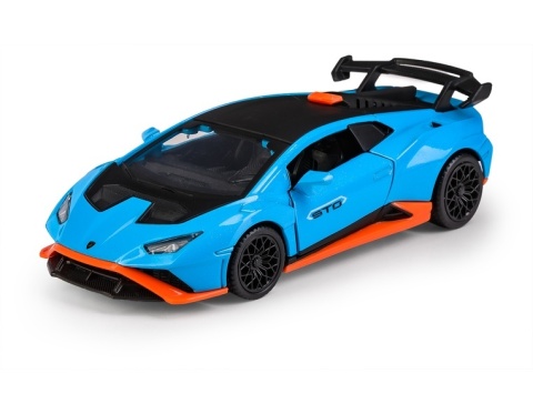Model metalowy Lamborghini Huracan STO MSZ niebieski pull-back