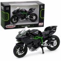 Model motocykla Kawasaki Ninja H2R MSZ 1:18 czarno-zielony