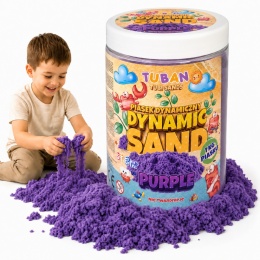 Piasek dynamiczny Tuban fioletowy 1 kg