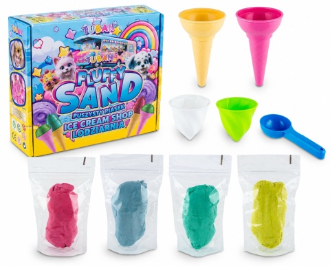 Zestaw piasku puszystego Tuban Fluffy Sand Lodziarnia