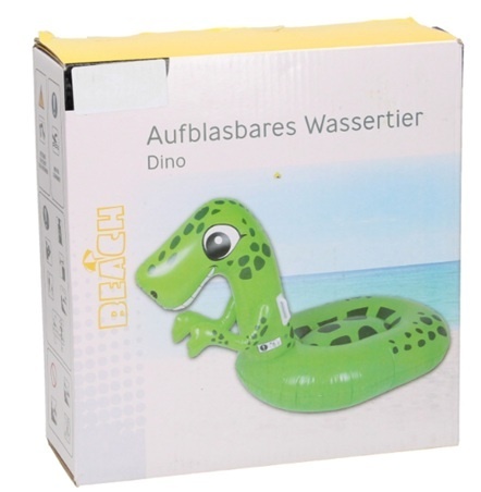 Ponton dinozaur zielony