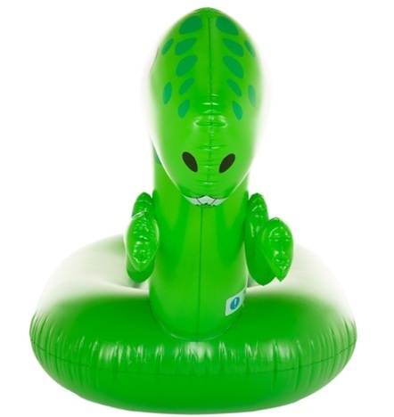 Ponton dinozaur zielony