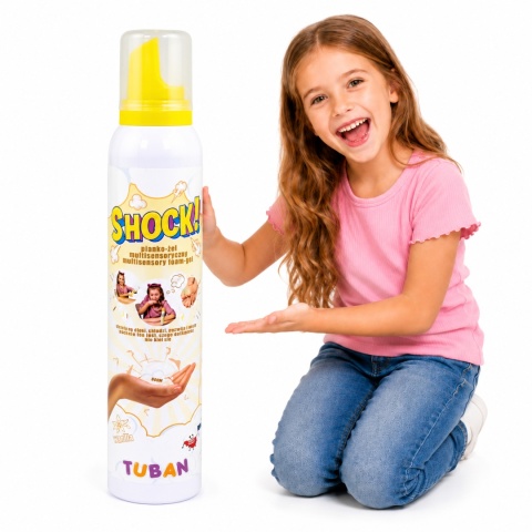 Pianko-żel multisensoryczny Tuban Shock! Wanilia 200 ml