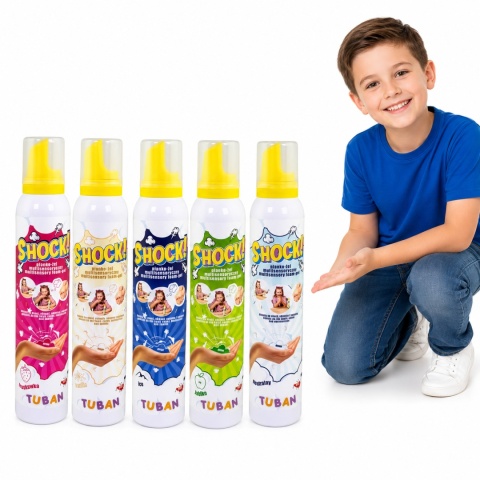 Pianko-żel multisensoryczny Tuban Shock! Wanilia 200 ml
