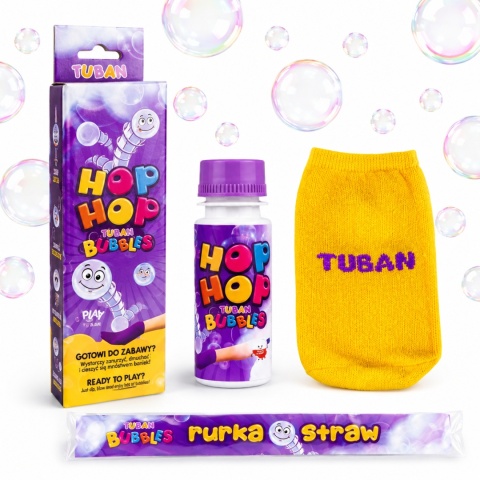 Zestaw Hop Hop do podbijania baniek mydlanych Tuban