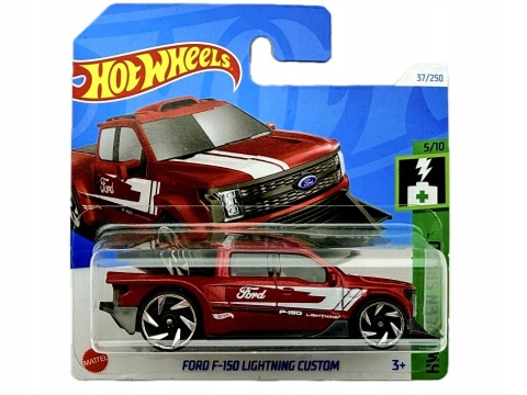 HW FORD F-150 LIGHTNING CUSTOM RED