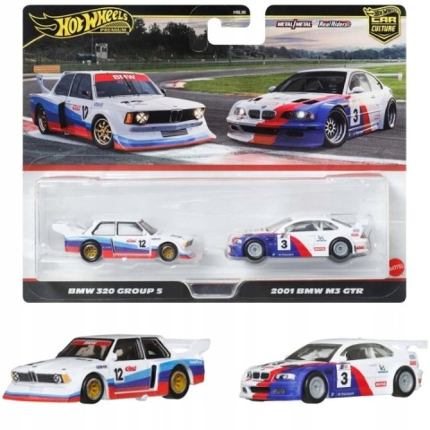 Hot Wheels - Premium - Car Cuture BMW 320 group 5 + 2001 BMW M3 GTR