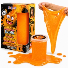 Jiggly Slime Tuban Fluo Glow pomarańczowy 430 g
