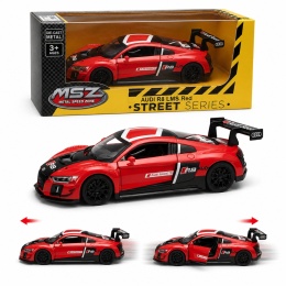 Model metalowy Audi R8 LMS MSZ czerwony pull-back