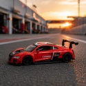 Model metalowy Audi R8 LMS MSZ czerwony pull-back