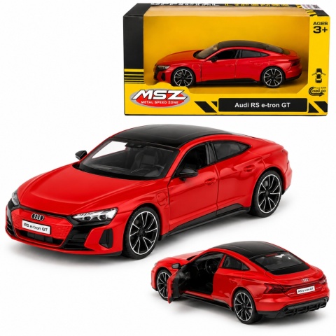 Model metalowy Audi RS e-tron GT MSZ czerwony pull-back