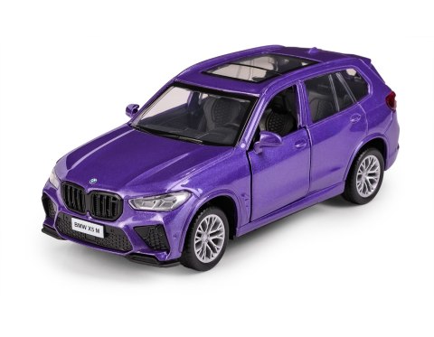 Model metalowy BMW X5M MSZ fioletowy pull-back