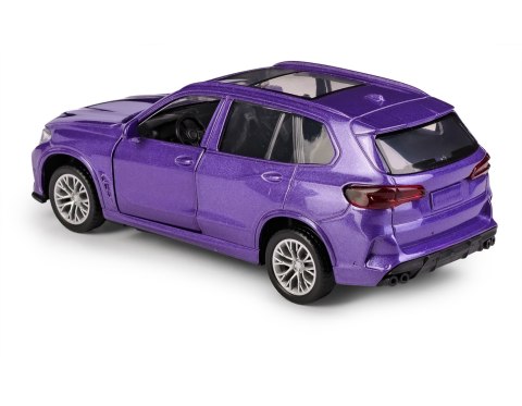 Model metalowy BMW X5M MSZ fioletowy pull-back