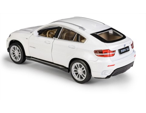 Model metalowy BMW X6 MSZ biały pull-back