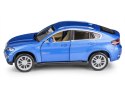 Model metalowy BMW X6 MSZ niebieski pull-back