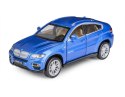 Model metalowy BMW X6 MSZ niebieski pull-back