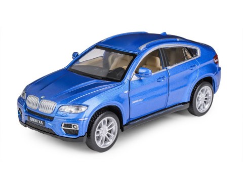 Model metalowy BMW X6 MSZ niebieski pull-back