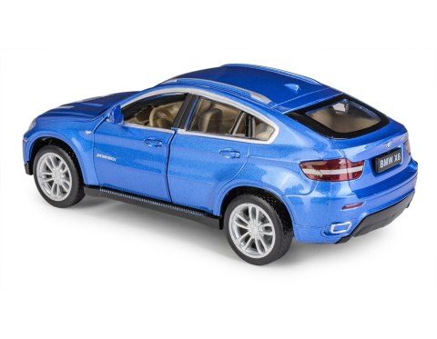 Model metalowy BMW X6 MSZ niebieski pull-back