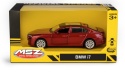 Model metalowy BMW i7 MSZ czerwony pull-back