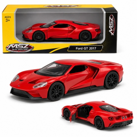 Model metalowy Ford GT 2017 MSZ czerwony pull-back