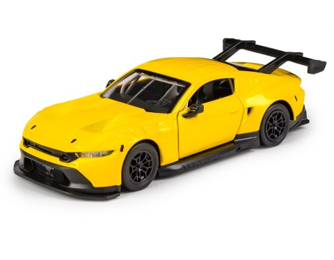 Model metalowy Ford Mustang GT3 MSZ żółty pull-back