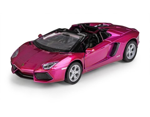 Model metalowy Lamborghini Aventador Roadster MSZ fioletowy pull-back