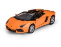 Model metalowy Lamborghini Aventador Roadster MSZ pomarańczowy pull-back
