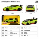 Model metalowy Lamborghini Huracan STO MSZ zielony pull-back