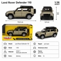 Model metalowy Land Rover Defender 110 MSZ zielony pull-back