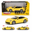 Model metalowy Porsche 911 Carrera Cabriolet MSZ żółty pull-back 1:32