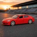 Model metalowy Porsche Panamera S MSZ czerwony pull-back 1:36