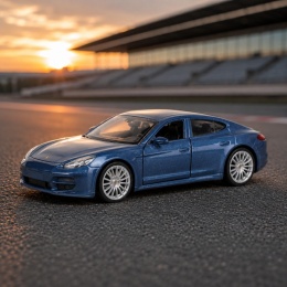 Model metalowy Porsche Panamera S MSZ granatowy pull-back 1:36