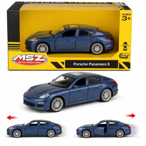 Model metalowy Porsche Panamera S MSZ granatowy pull-back 1:36