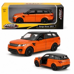 Model metalowy Range Rover 2013 MSZ pomarańczowy pull-back