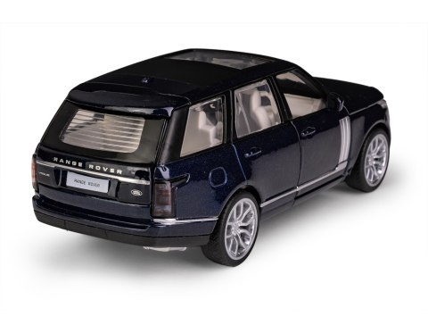 Model metalowy Range Rover 2013 MSZ srebrno-niebieski pull-back