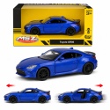 Model metalowy Toyota GR86 MSZ niebieski pull-back