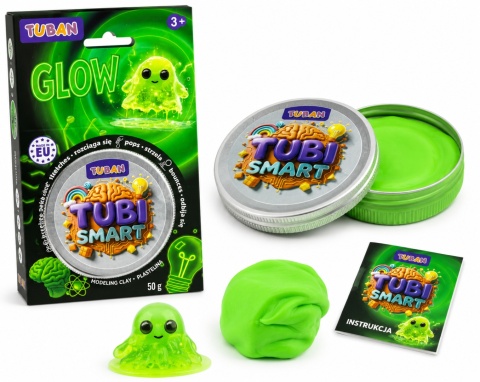 Plastelina sensoryczna Tuban Tubi Smart Glow 50 g