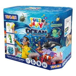 ZESTAW TUBI JELLY 8 KOLORÓW + DUŻE AKWARIUM – OCEAN